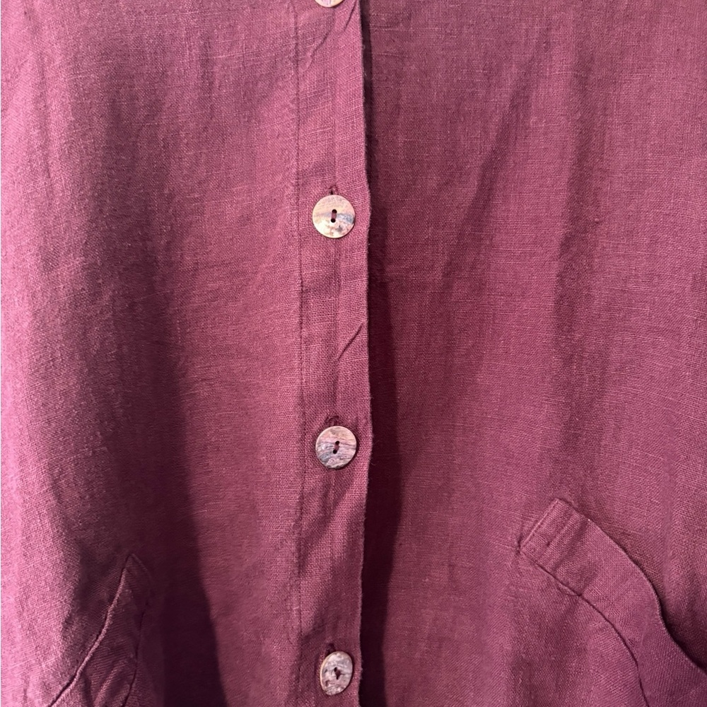 bryn Walker Danuta Linen Shirt Jacket - Picture 4 of 8